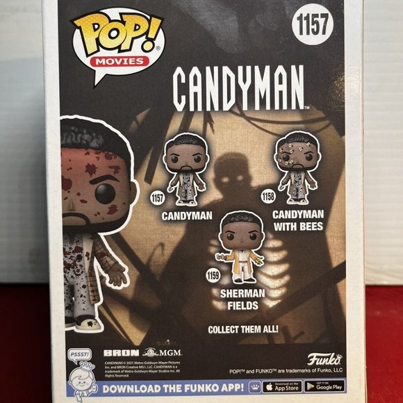Funko Pop! “Candyman” #1157 Rare! Limited CHASE Movies Limited Edition Mib Misb! - Picture 3 of 3